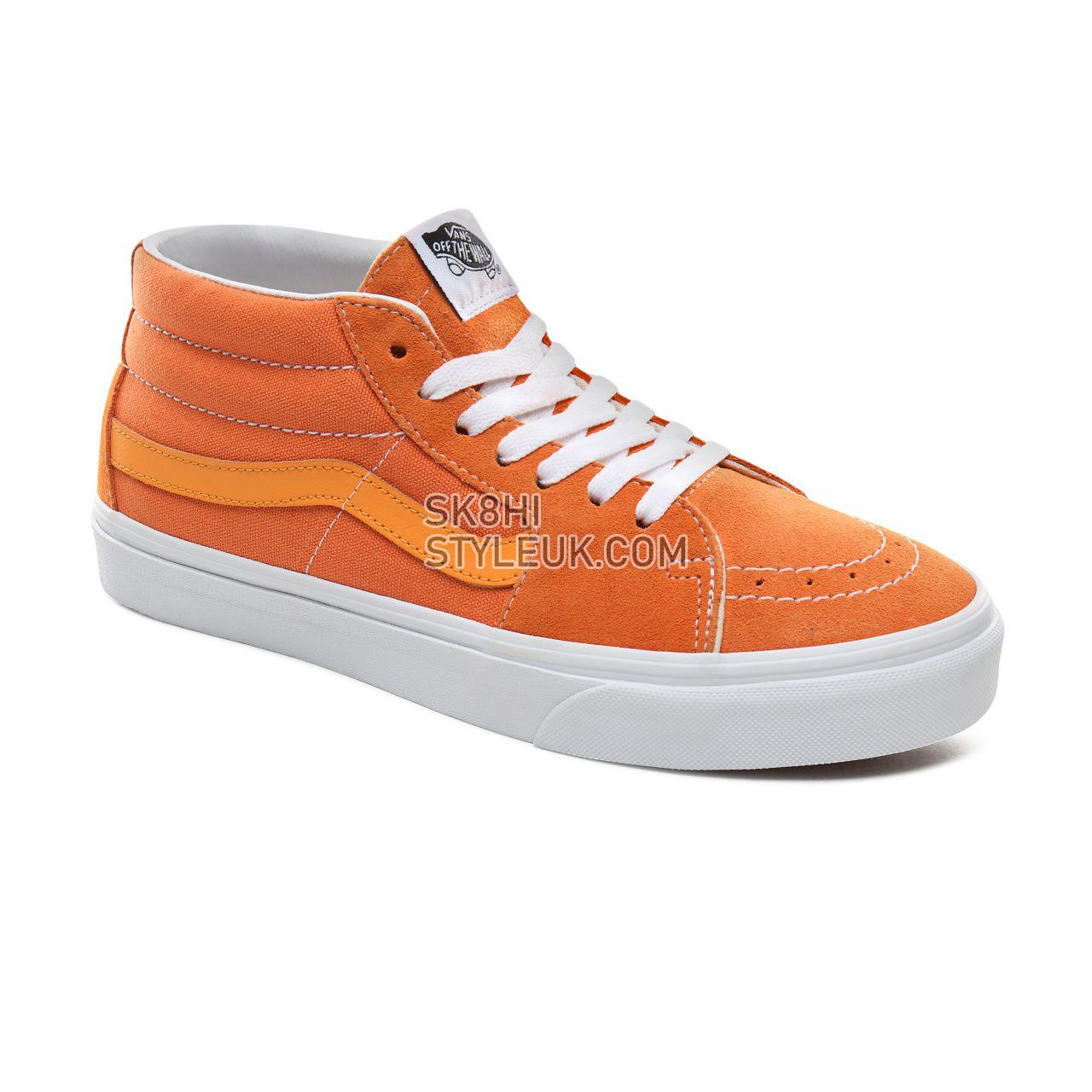 Vans Retro Sport Sk8-Mid Classic Mens Womens - (Retro Sport) Amberglow/Marigold VN0A3WM3VXY Shoes