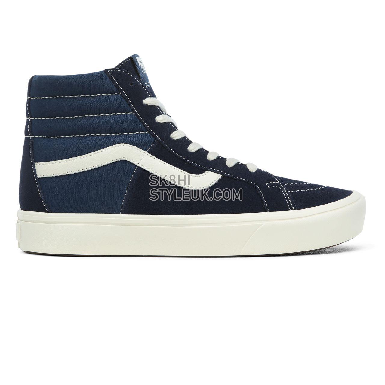 Vans Ripstop ComfyCush SK8-Hi Classic Mens Womens - (Ripstop) dress blues/gibraltar sea VN0A4P3DTFN Shoes