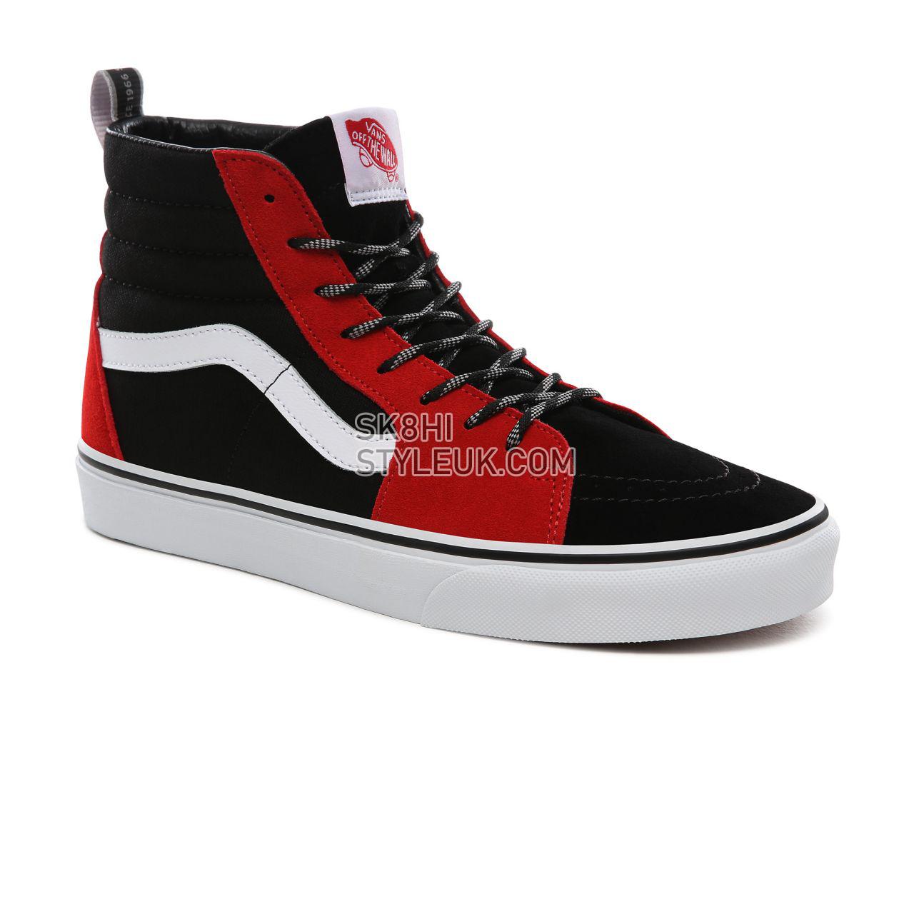 Vans OTW Webbing SK8-Hi Classic Mens Womens - (OTW Webbing) red/black/true white VN0A4BV6T74 Shoes