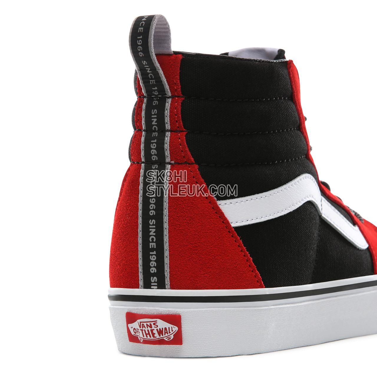 Vans OTW Webbing SK8-Hi Classic Mens Womens - (OTW Webbing) red/black/true white VN0A4BV6T74 Shoes