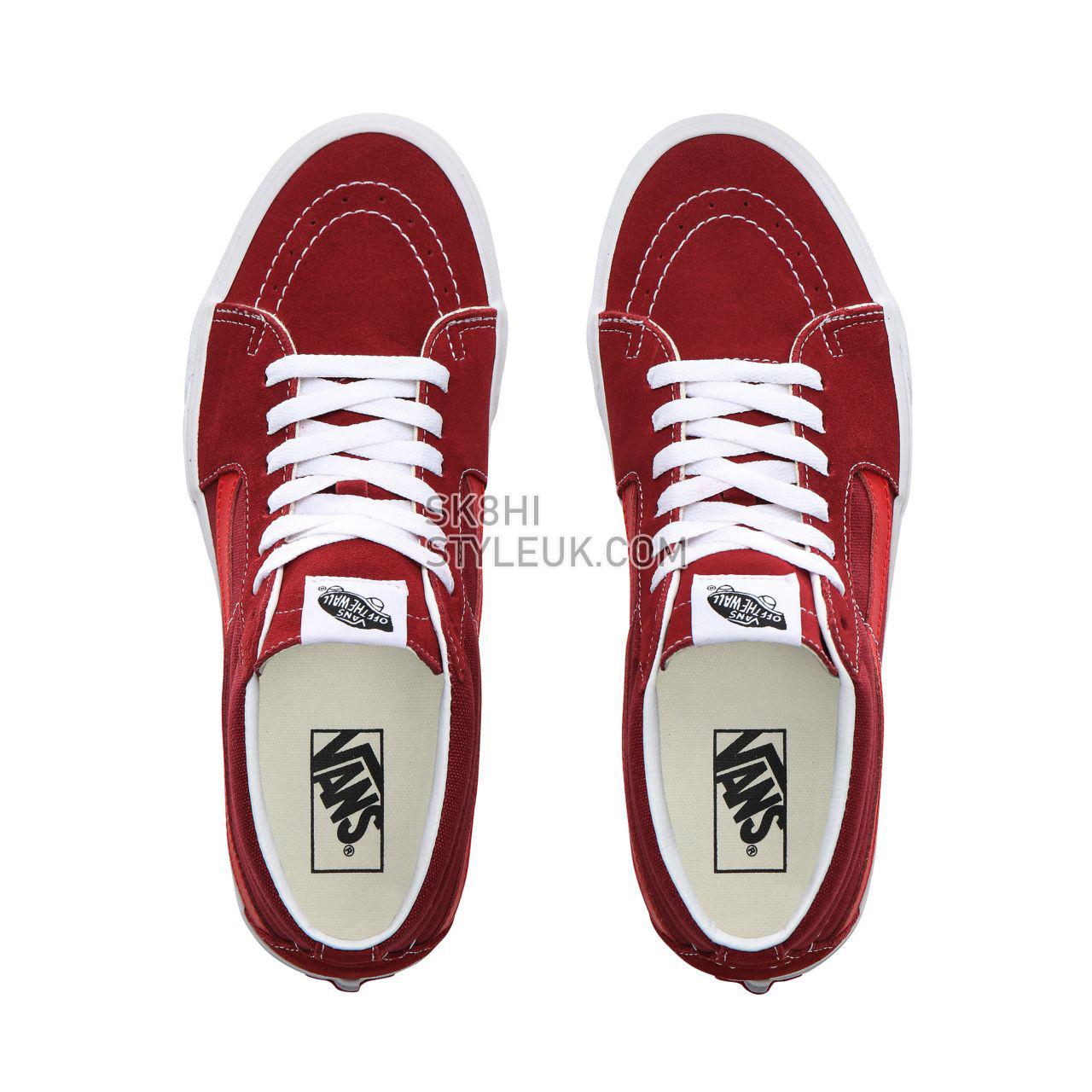 Vans Retro Sport Sk8-Mid Classic Mens Womens - (Retro Sport) Biking Red/Poinsettia VN0A3WM3VXZ Shoes