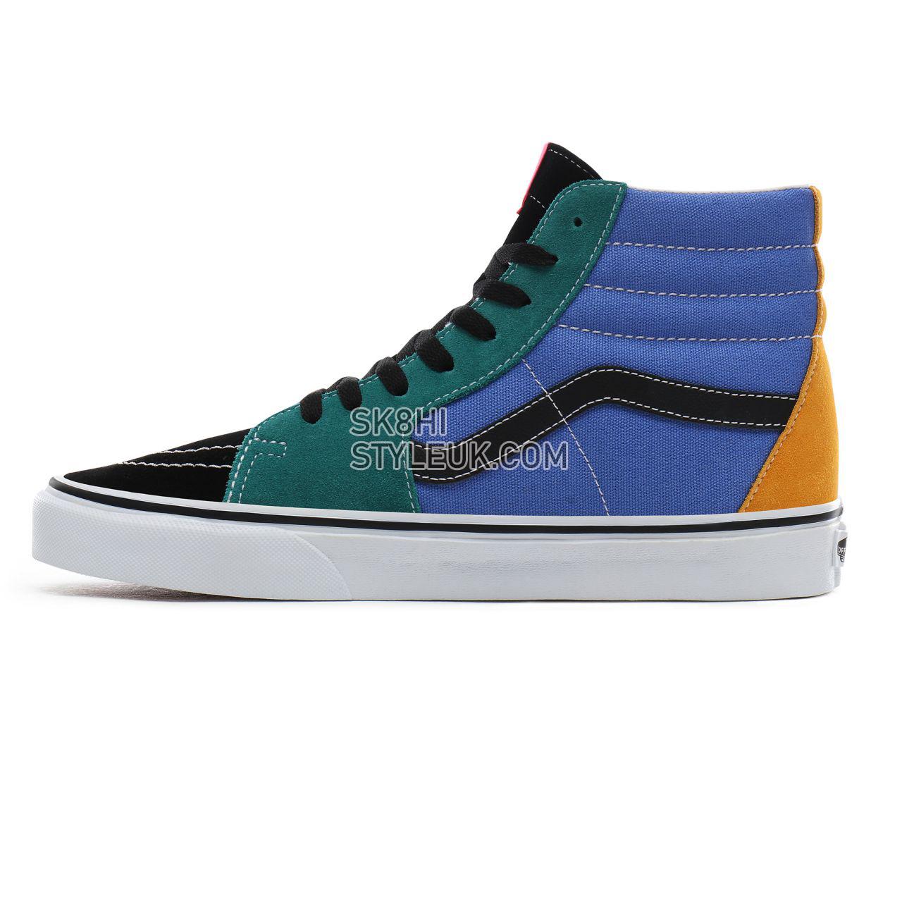 Vans Mix & Match SK8-Hi Classic Mens Womens - (Mix & Match) cadmium yellow/tidepool VN0A4BV6TGN Shoes