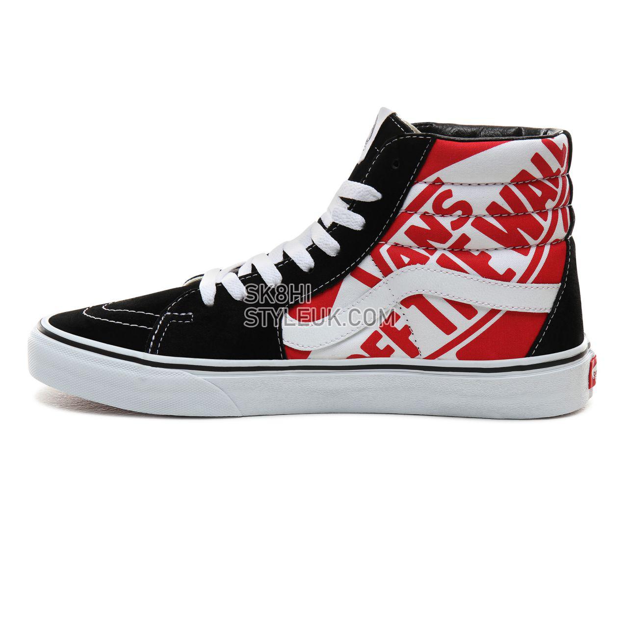 Vans OTW Quarter Sk8-Hi Classic Mens Womens - (OTW Quarter) Heel scab/Black/True White VN0A4BV6V3T Shoes