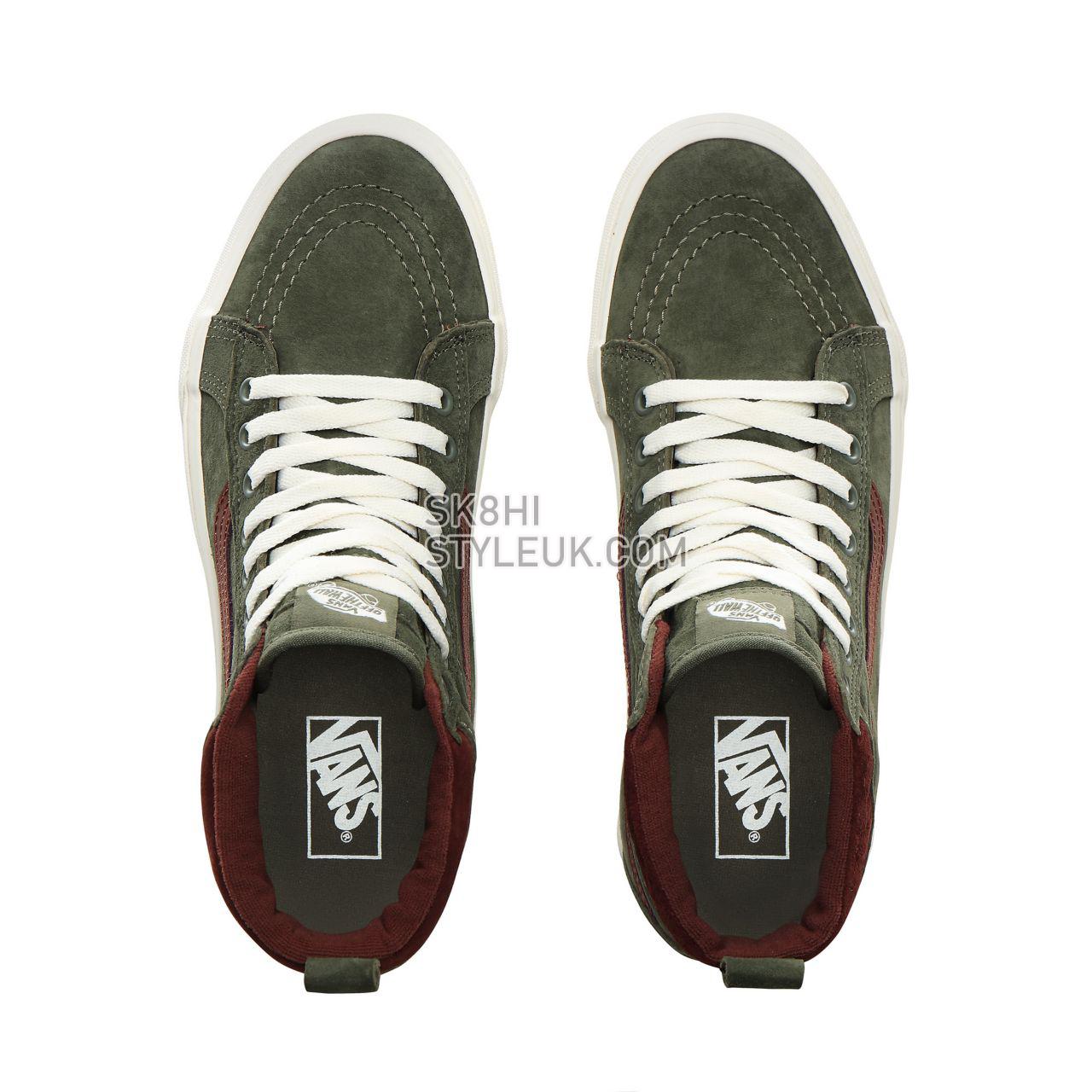 Vans Sk8-Hi MTE Classic Mens Womens - (MTE) Deep Lichen Green/Root Beer VN0A4BV7V40 Shoes