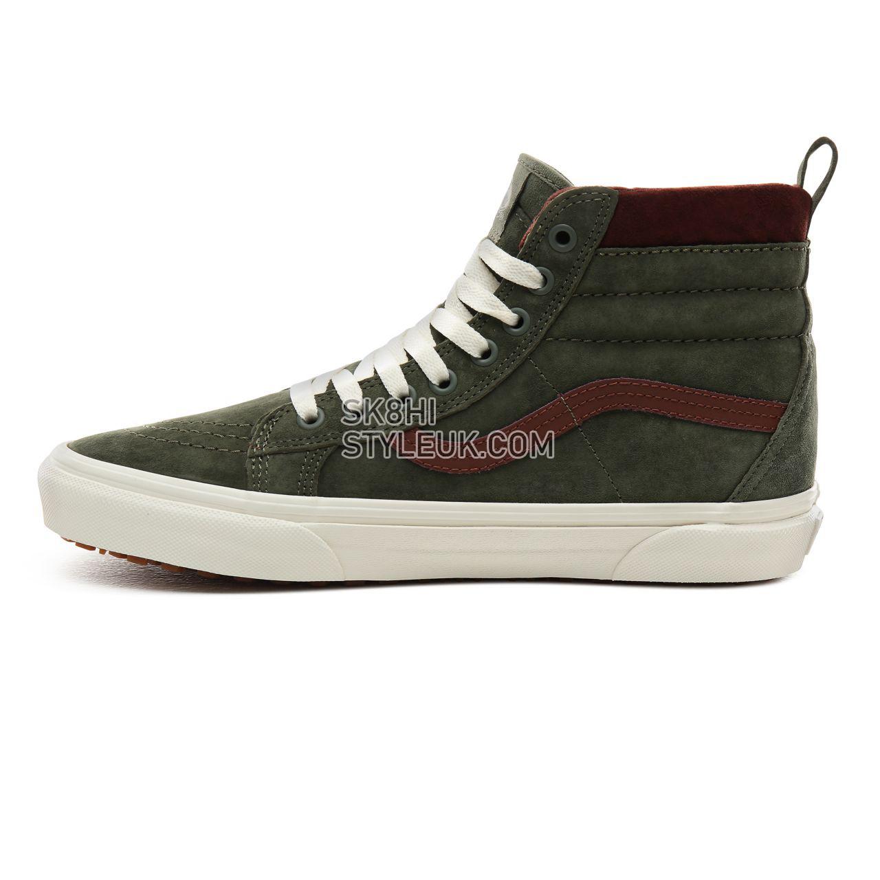 Vans Sk8-Hi MTE Classic Mens Womens - (MTE) Deep Lichen Green/Root Beer VN0A4BV7V40 Shoes