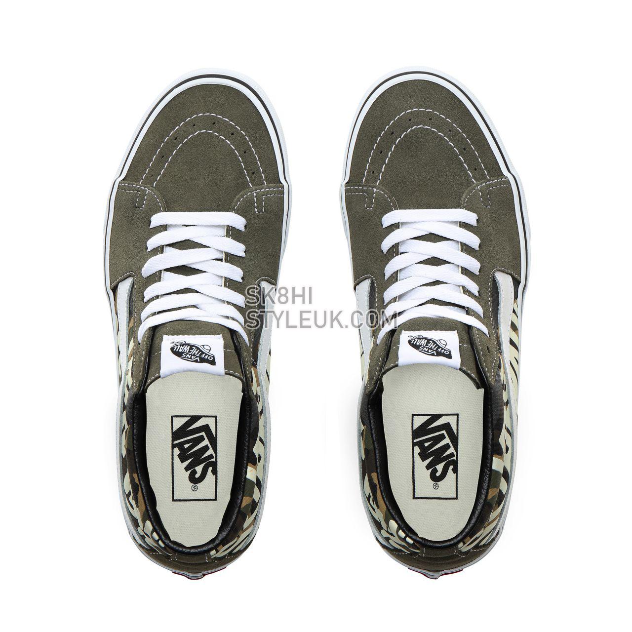 Vans OTW Quarter Sk8-Mid Classic Mens Womens - (OTW Quarter) Camo/Grape Leaf/True White VN0A3WM3V4A Shoes