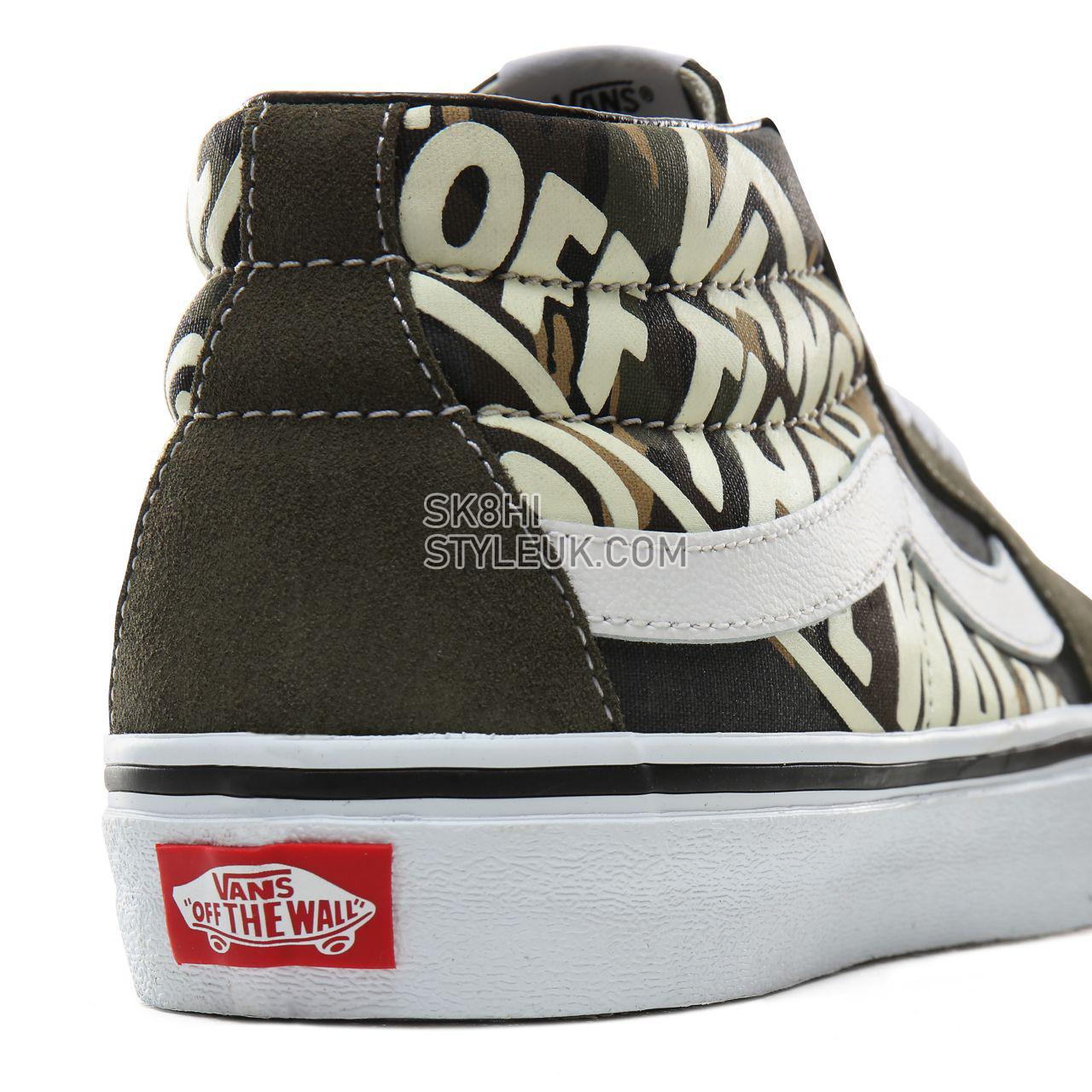 Vans OTW Quarter Sk8-Mid Classic Mens Womens - (OTW Quarter) Camo/Grape Leaf/True White VN0A3WM3V4A Shoes