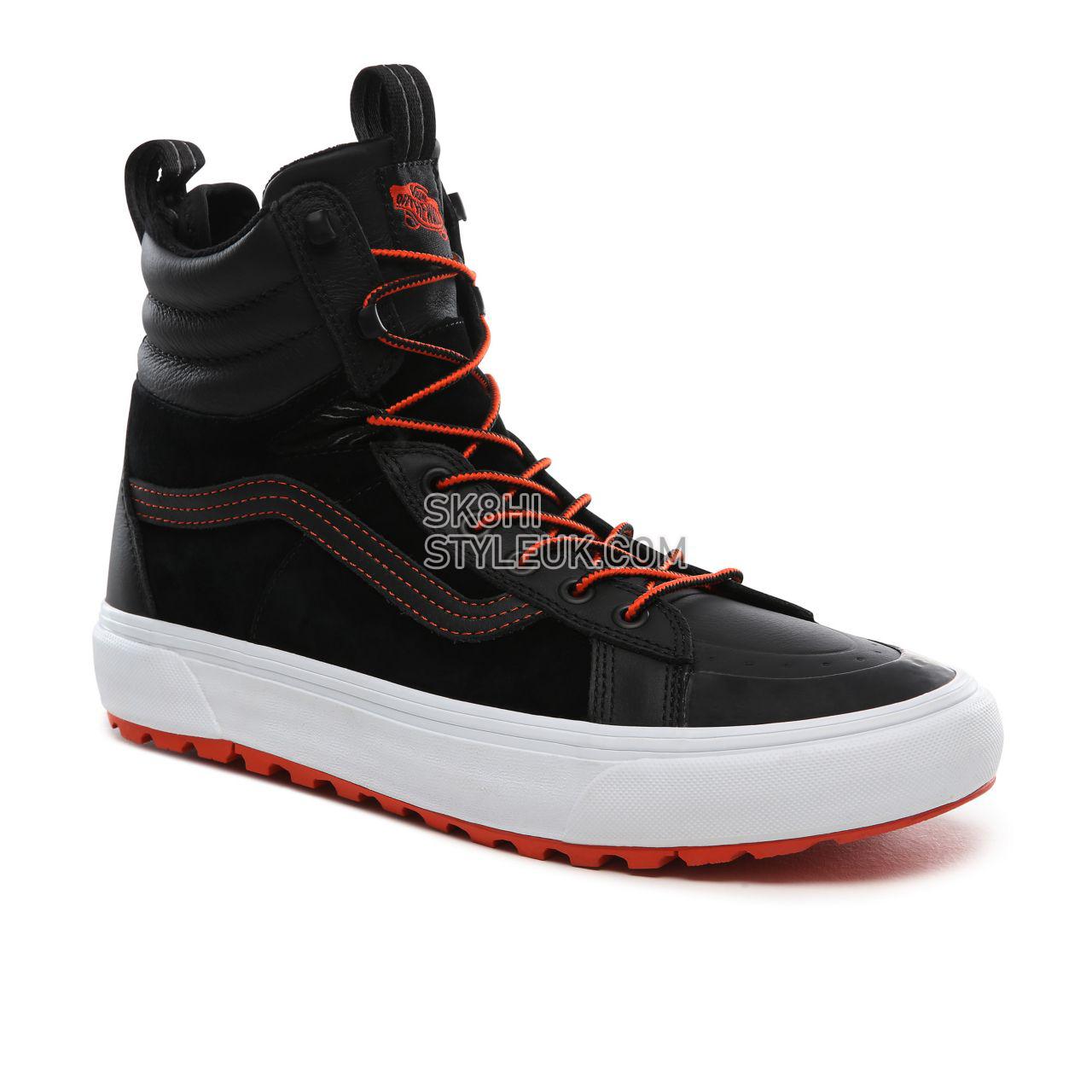 Vans SK8-Hi Boot MTE 2.0 DX Classic Mens Womens - (MTE) black/spicy orange VN0A4P3GTUB Shoes