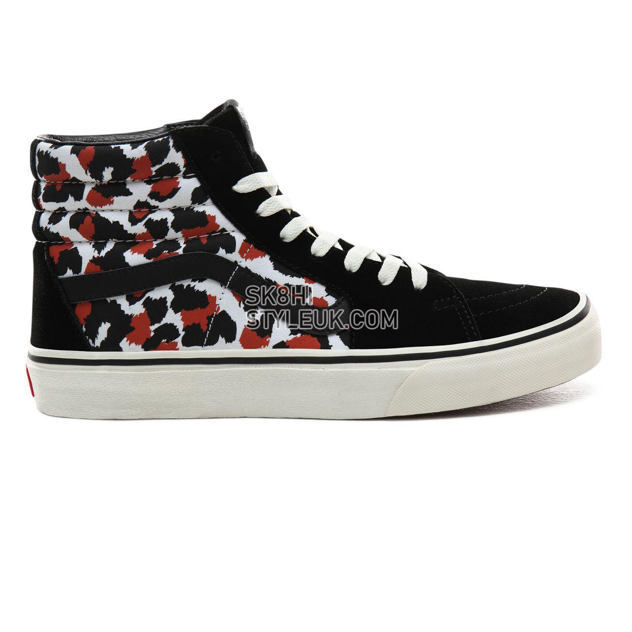 Vans Leopard Sk8-Hi Classic Mens Womens - (Leopard) Black/True White VN0A4BV67LF Shoes