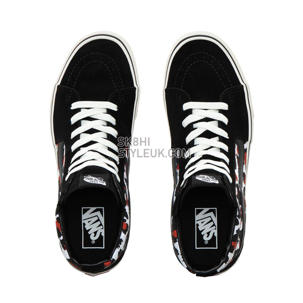 Vans Leopard Sk8-Hi Classic Mens Womens - (Leopard) Black/True White VN0A4BV67LF Shoes