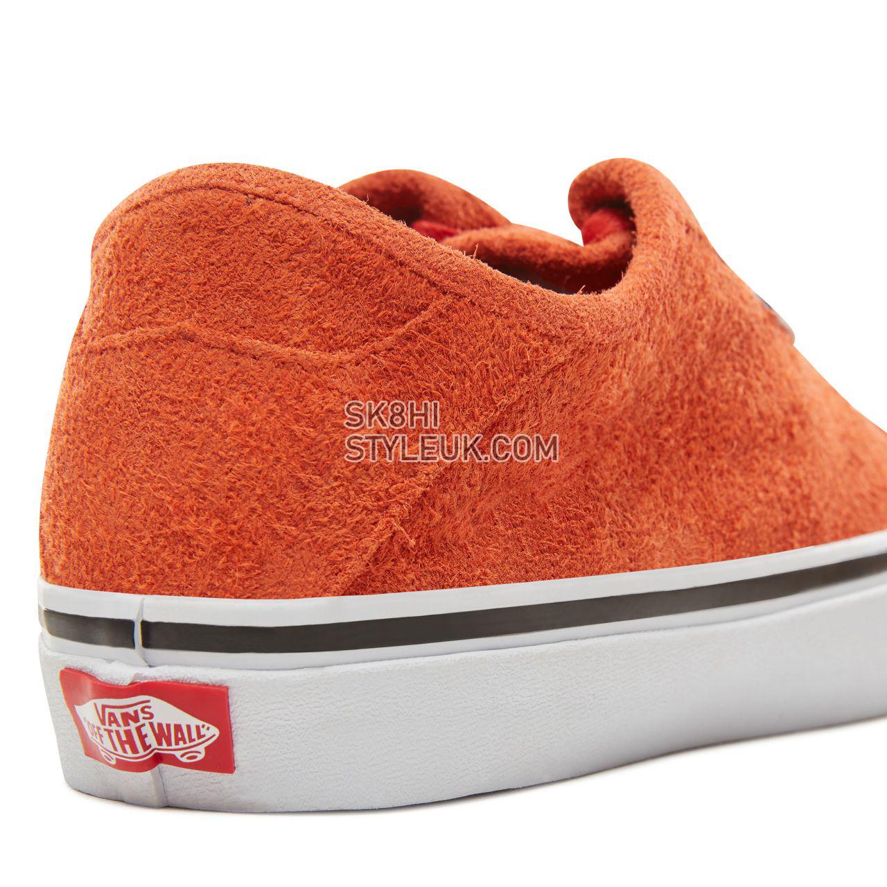 Vans Hairy Suede Diamo Ni Classic Mens Womens - (Hairy Suede) Pureed Pumpkin/True White VA3TKDU8B Shoes