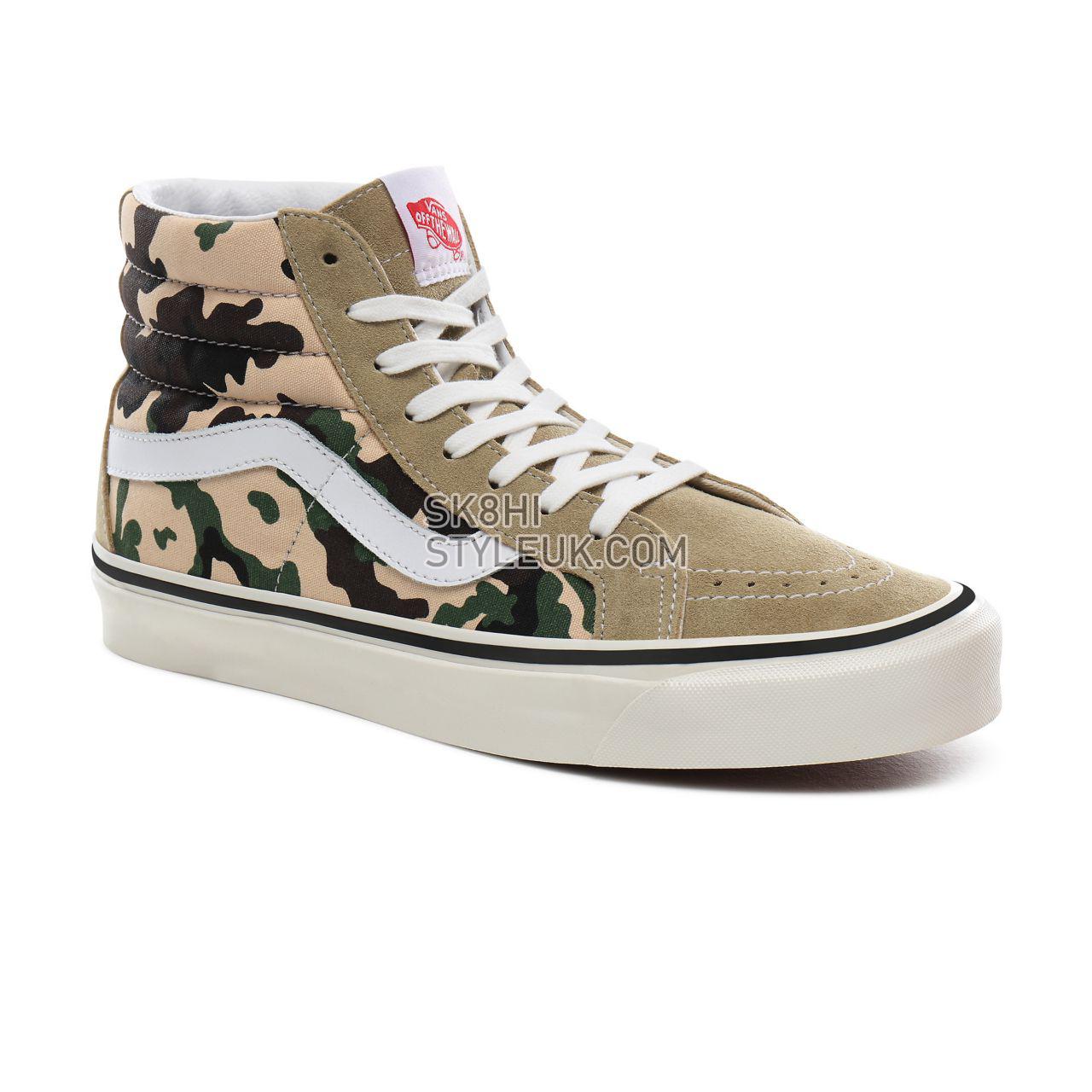 Vans Anaheim Factory SK8-Hi 38 DX Classic Mens Womens - (Anaheim Factory) og khaki/og camo VN0A38GFTU6 Shoes