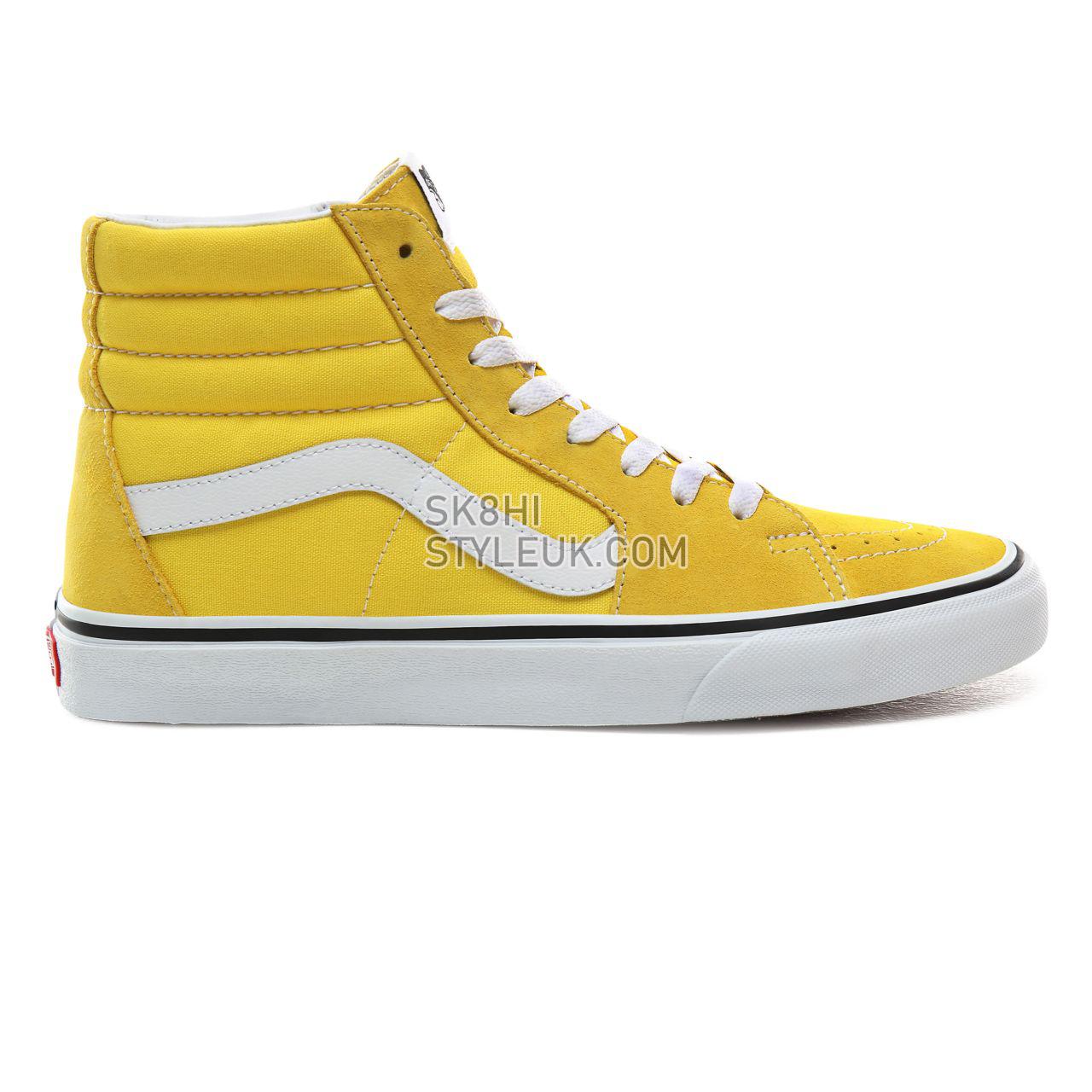 Vans Sk8-Hi Classic Mens Womens - Vibrant Yellow/True White VN0A4BV6FSX Shoes