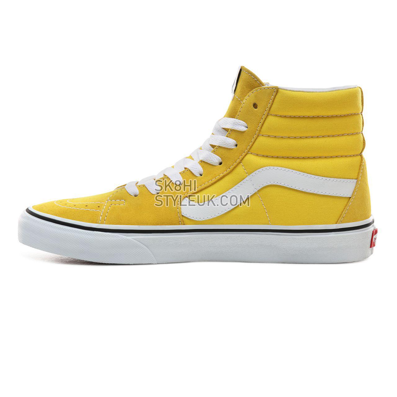 Vans Sk8-Hi Classic Mens Womens - Vibrant Yellow/True White VN0A4BV6FSX Shoes