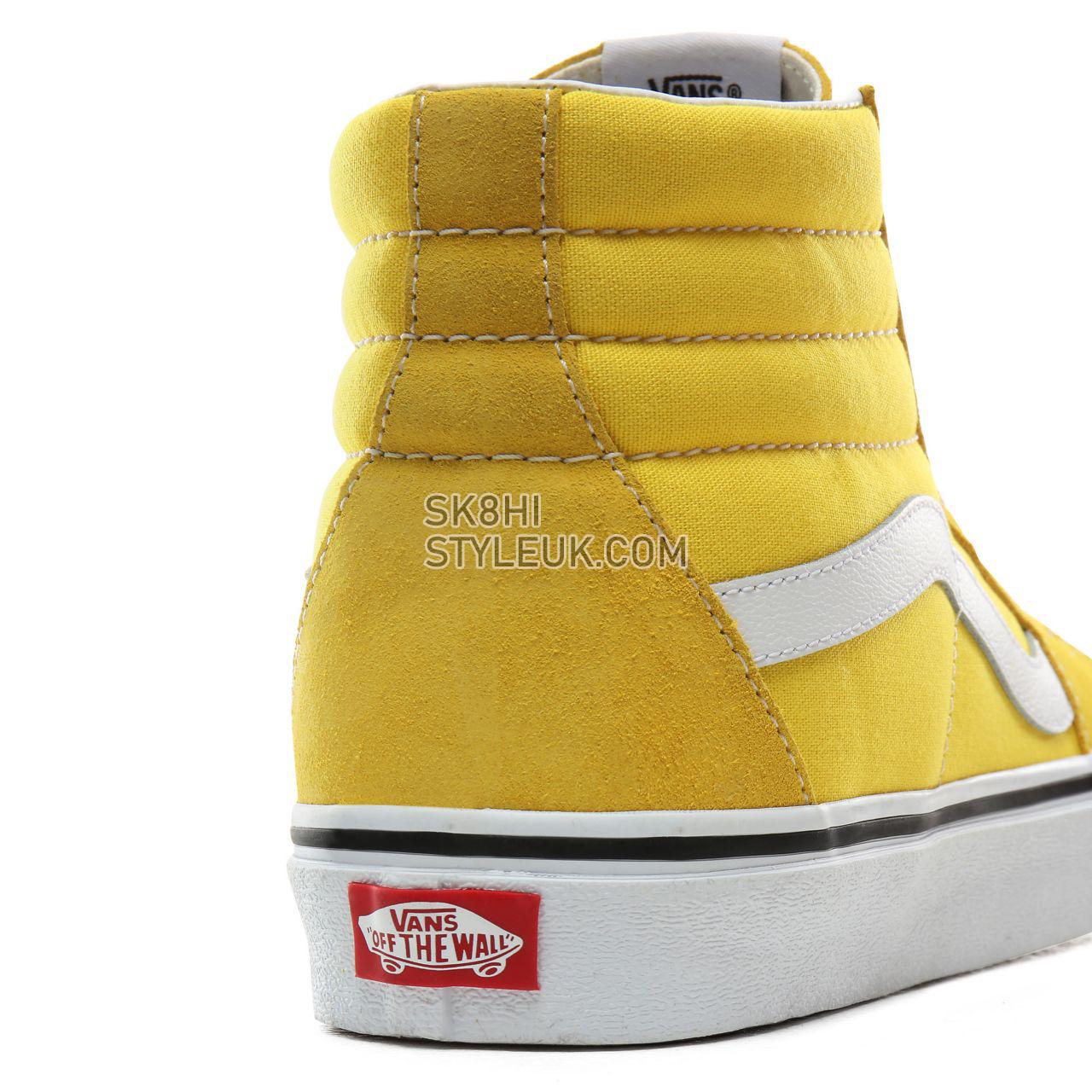 Vans Sk8-Hi Classic Mens Womens - Vibrant Yellow/True White VN0A4BV6FSX Shoes