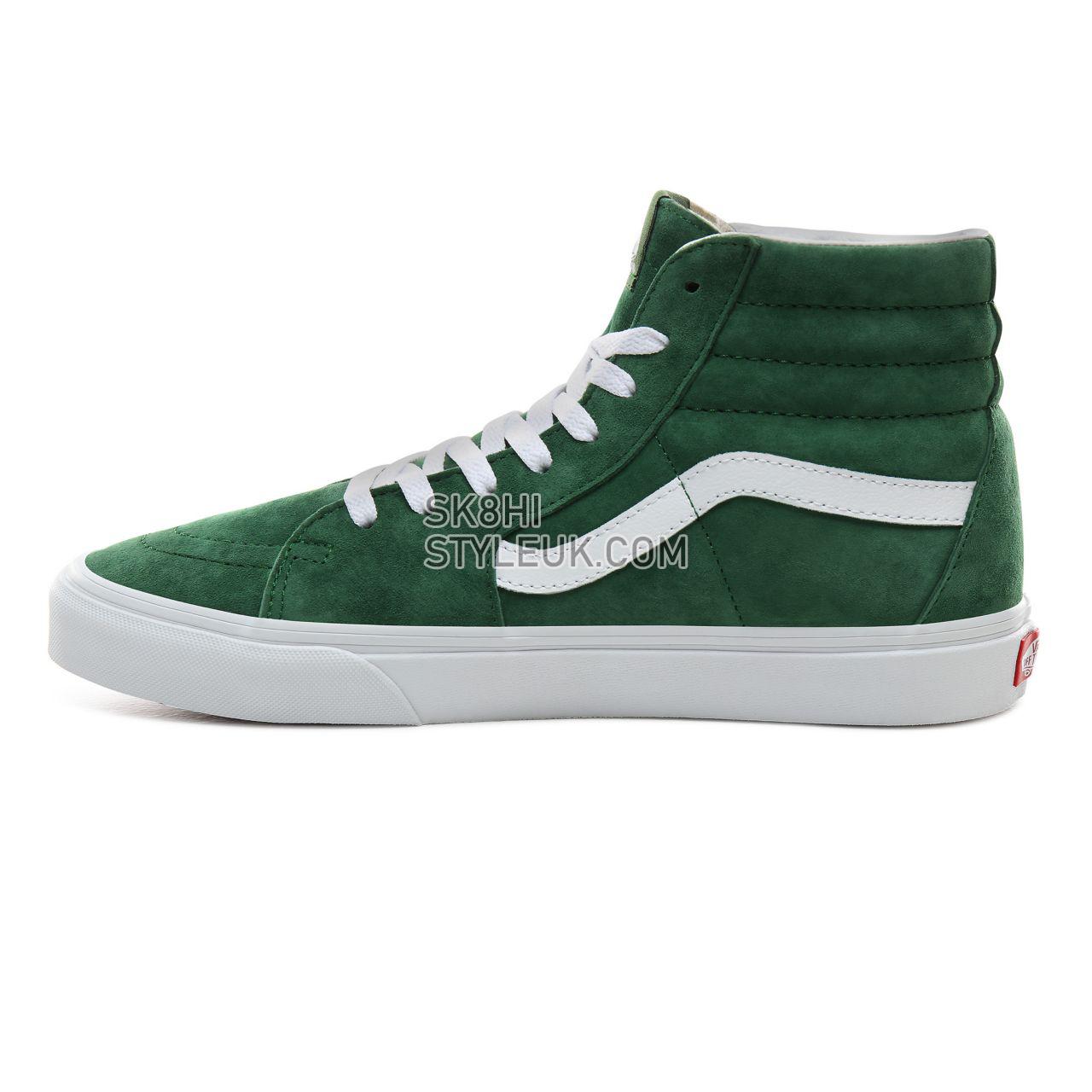 Vans Pig Suede Sk8-Hi Classic Mens Womens - (Pig Suede) Fairway/True White VN0A4BV6V76 Shoes