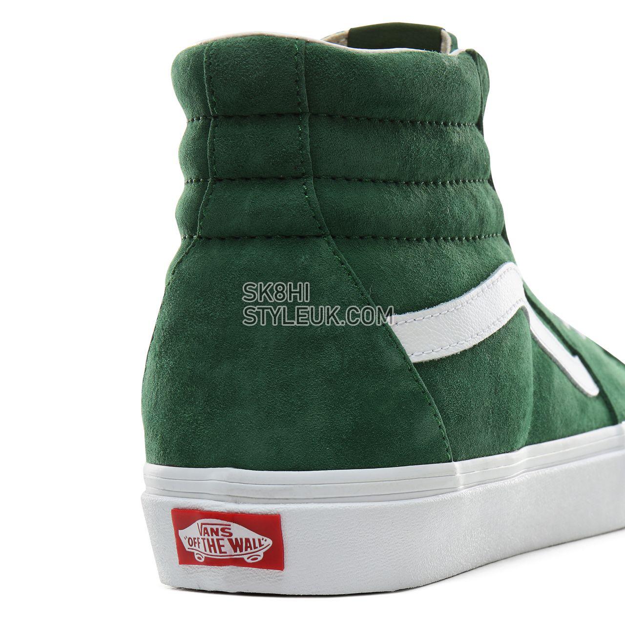 Vans Pig Suede Sk8-Hi Classic Mens Womens - (Pig Suede) Fairway/True White VN0A4BV6V76 Shoes