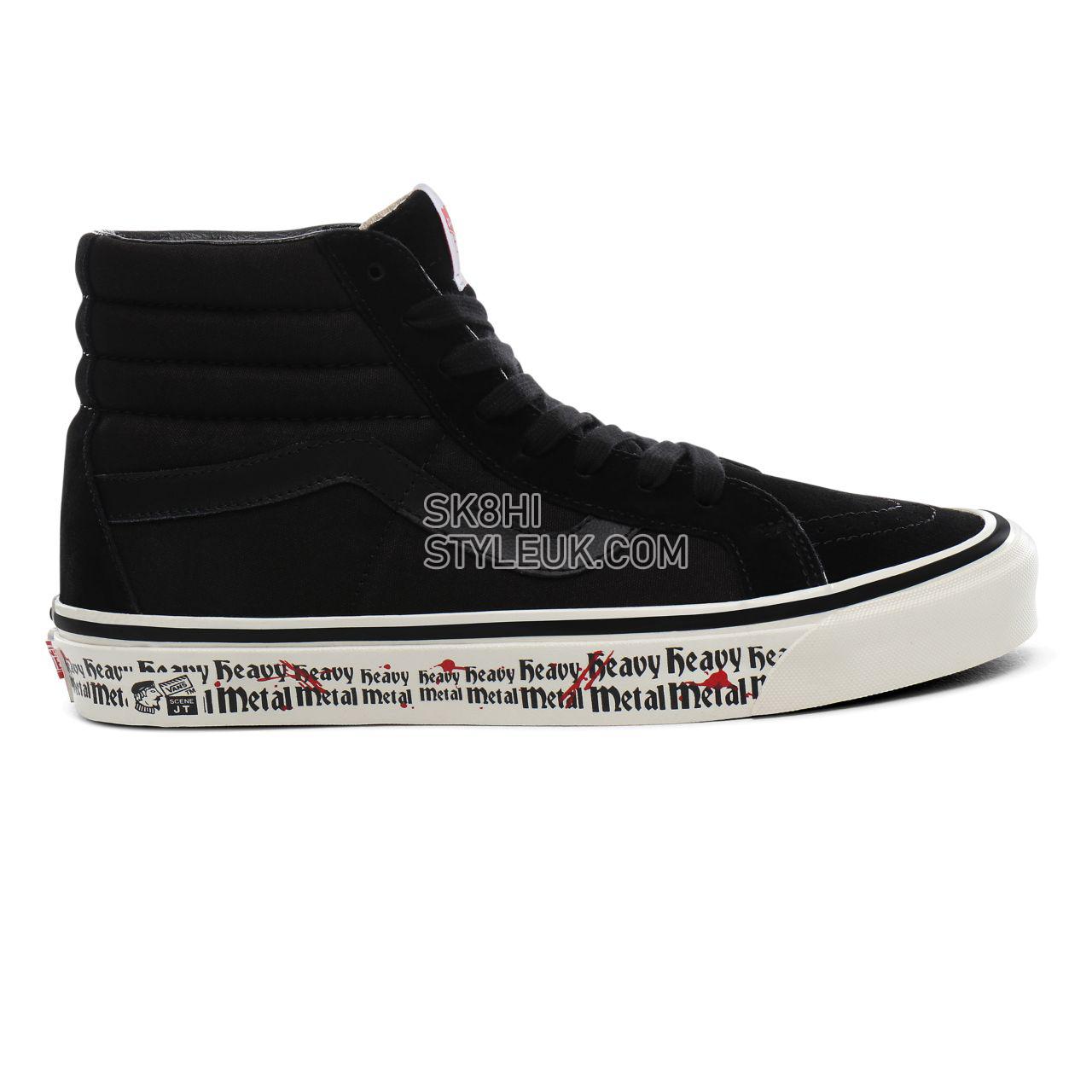 Vans Anaheim Factory SK8-Hi 38 DX Classic Mens Womens - (Anaheim Factory) heavy metal tape/og black VN0A38GFTIO Shoes