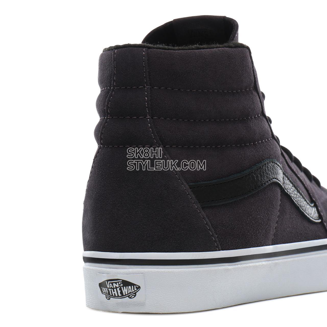 Vans Suede Sherpa SK8-Hi Classic Mens Womens - (Suede Sherpa) obsidian/black VN0A4BV6TC1 Shoes