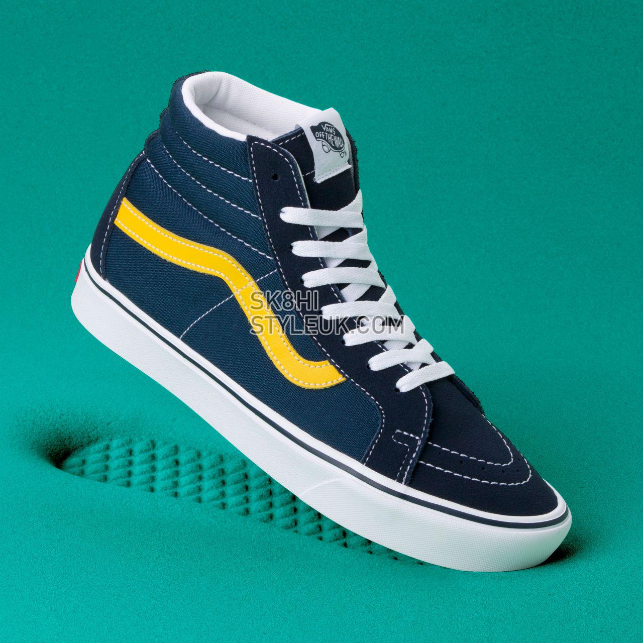 Vans Sport Comfycush Sk8-Hi Reissue Classic Mens Womens - (Sport) Dress Blues/Gibraltar sea/Sulphur VN0A3WMCVX4 Shoes