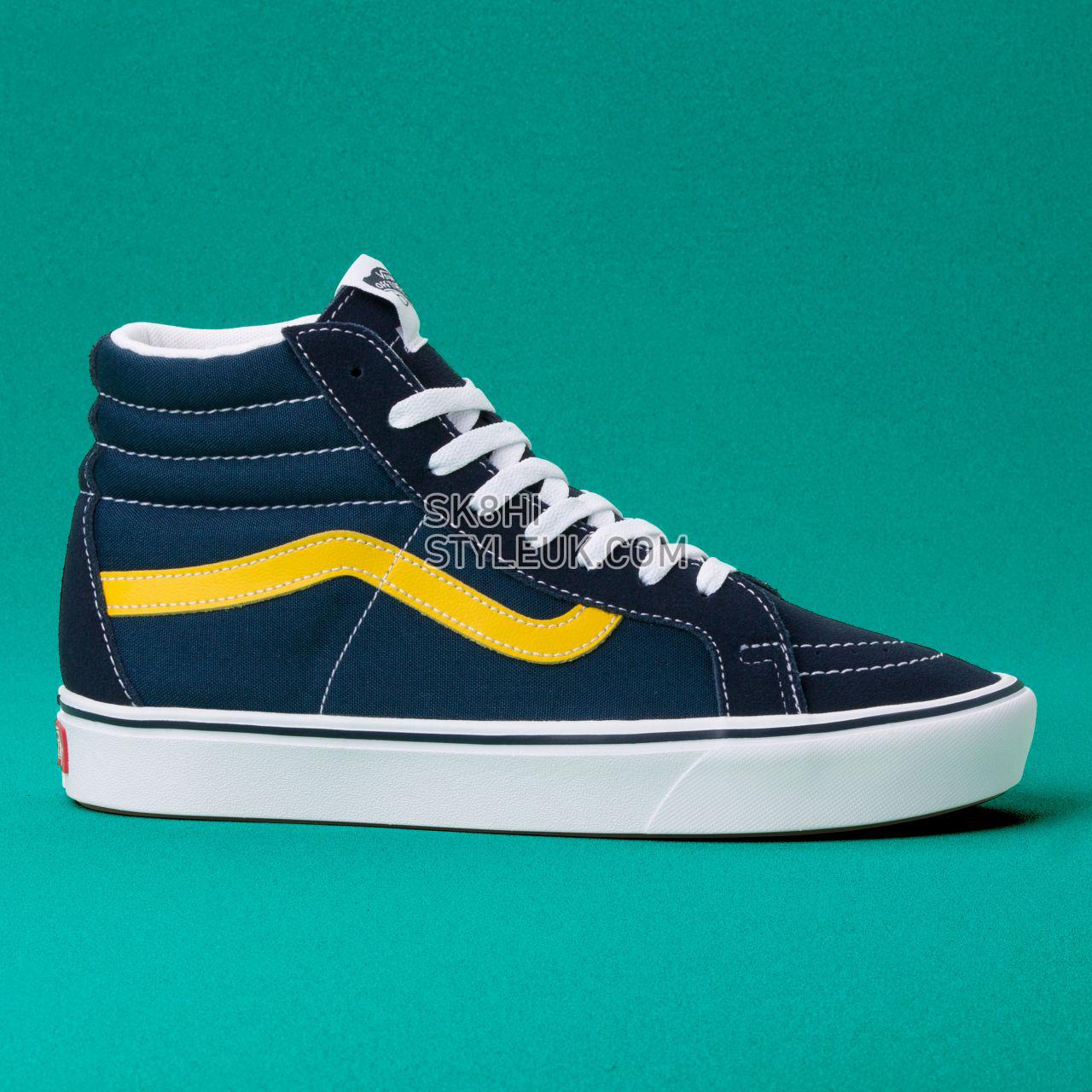 Vans Sport Comfycush Sk8-Hi Reissue Classic Mens Womens - (Sport) Dress Blues/Gibraltar sea/Sulphur VN0A3WMCVX4 Shoes