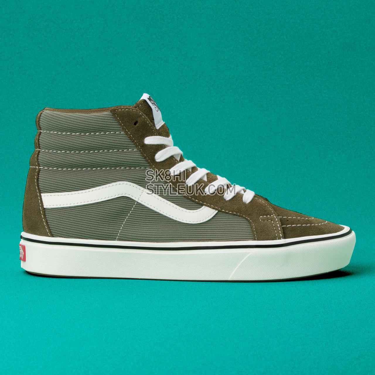 Vans Rip Cord ComfyCush Sk8-Hi Reissue Classic Mens Womens - (Rip Cord) Beech/Marshmallow VN0A3WMCVX3 Shoes