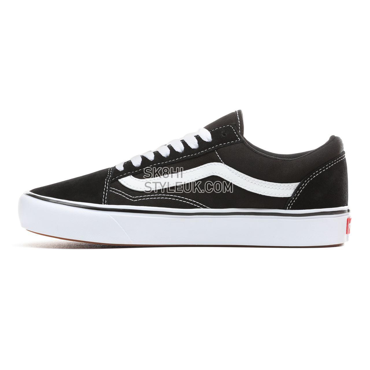 Vans Comfycush Old Skool Classic Mens Womens - (Classic) black/true white VN0A3WMAVNE Shoes