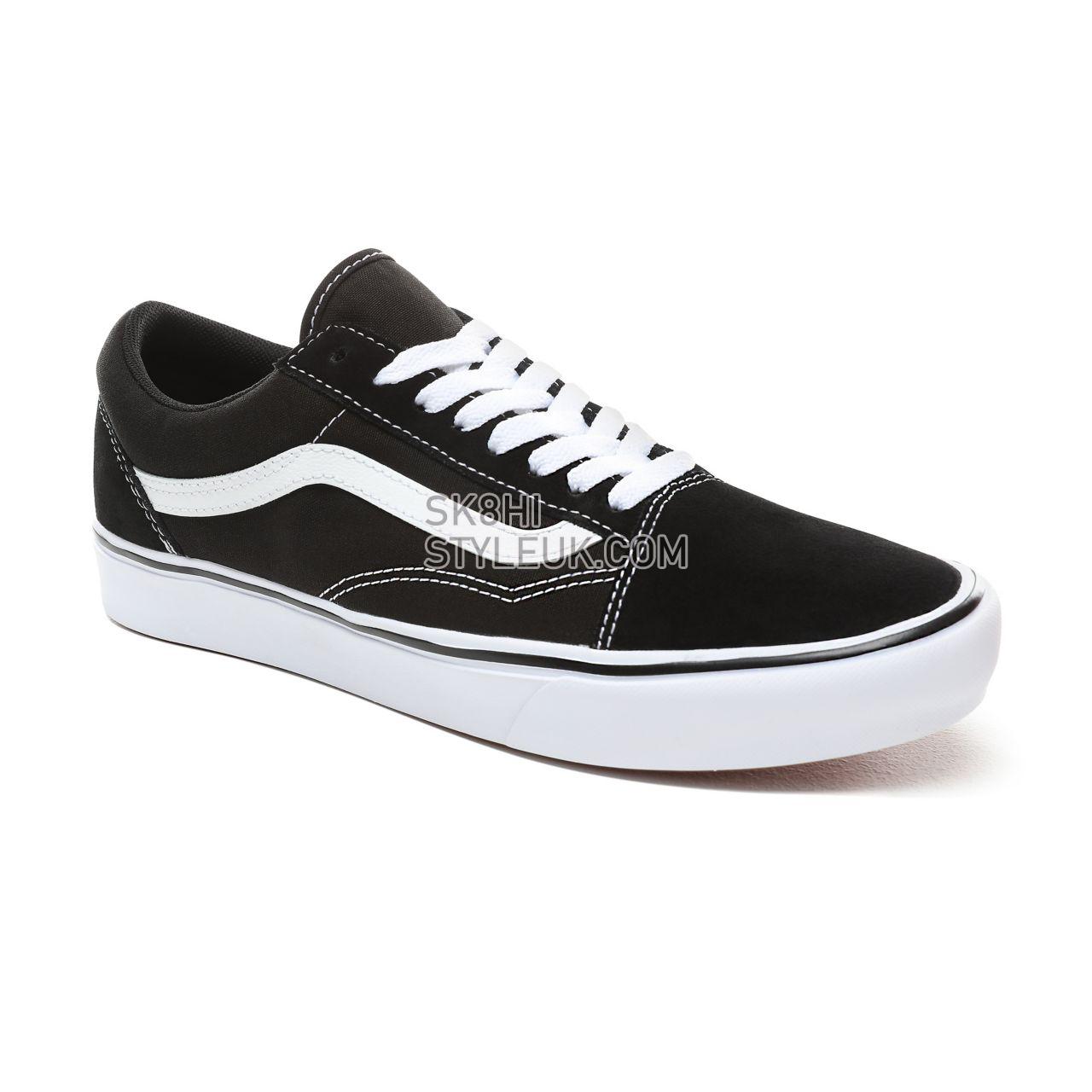 Vans Comfycush Old Skool Classic Mens Womens - (Classic) black/true white VN0A3WMAVNE Shoes