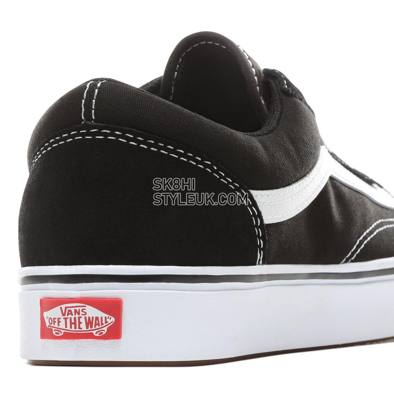 Vans Comfycush Old Skool Classic Mens Womens - (Classic) black/true white VN0A3WMAVNE Shoes