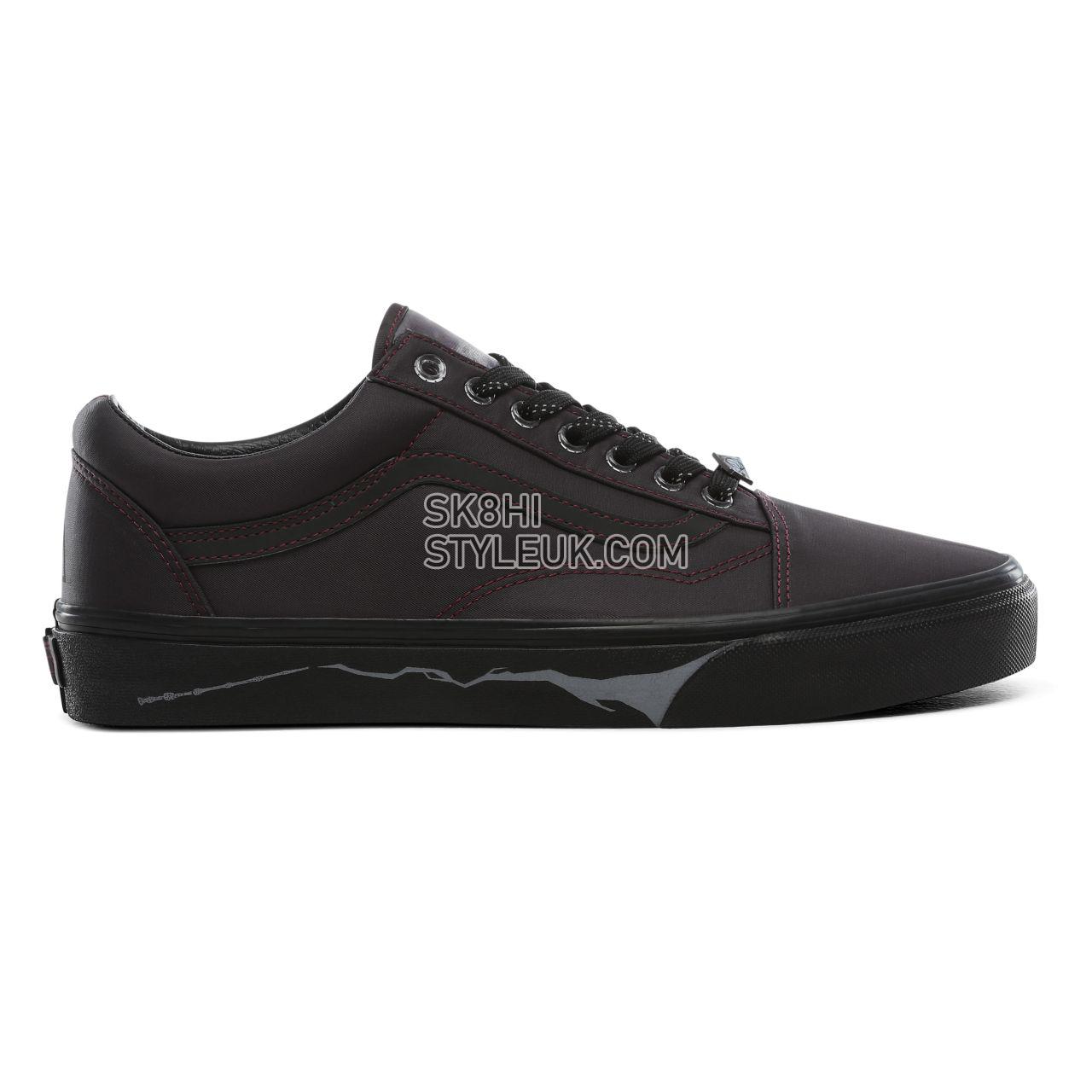 Vans x HARRY POTTER Deathly Hallows Old Skool Classic Mens Womens - (Harry Potter) Deathly Hallows/Black VN0A4BV5V0F Shoes