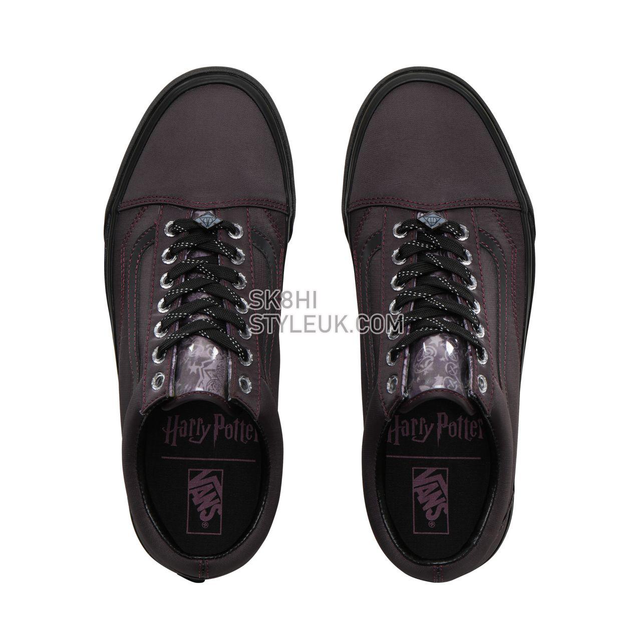 Vans x HARRY POTTER Deathly Hallows Old Skool Classic Mens Womens - (Harry Potter) Deathly Hallows/Black VN0A4BV5V0F Shoes