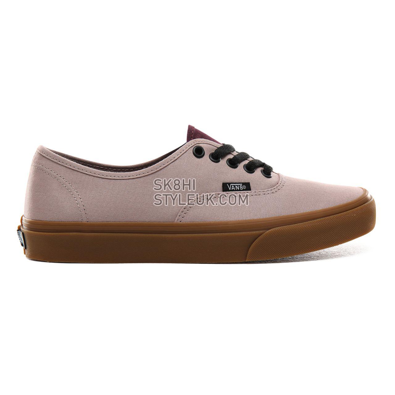 Vans Gum Authentic Classic Mens Womens - (Gum) Shadow Gray/Prune VN0A2Z5IV4S Shoes