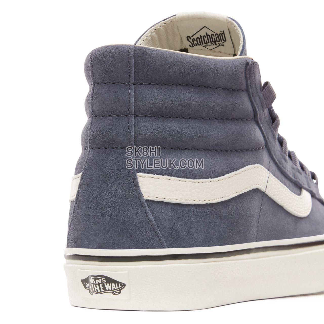 Vans Suede Sk8-Hi Reissue Ghillie Classic Mens Womens - (Pig Suede) Grisaille/Marshmallow VN0A3ZCHUQR Shoes