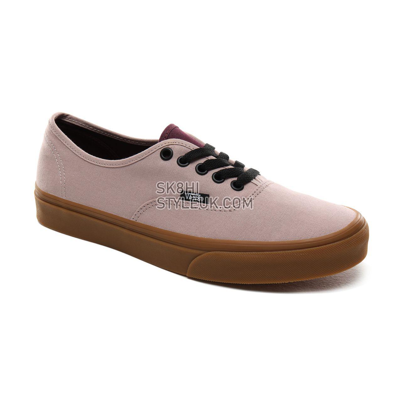 Vans Gum Authentic Classic Mens Womens - (Gum) Shadow Gray/Prune VN0A2Z5IV4S Shoes