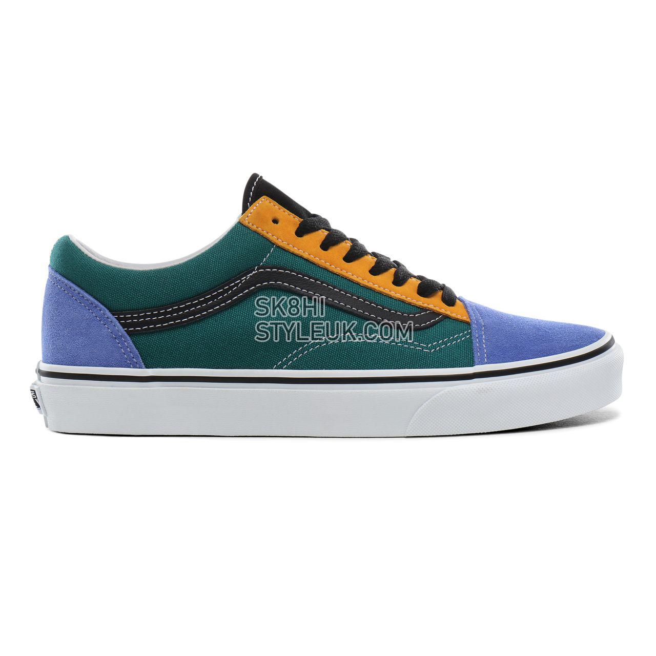 Vans Mix & Match Old Skool Classic Mens Womens - (Mix & Match) cadmium yellow/tidepool VN0A4BV5TGN Shoes