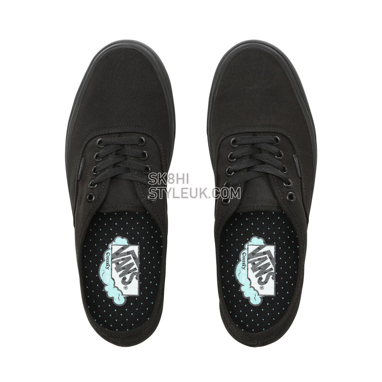 Vans Classic Comfycush Authentic Classic Mens Womens - (Classic) Black/Black VN0A3WM7VND Shoes