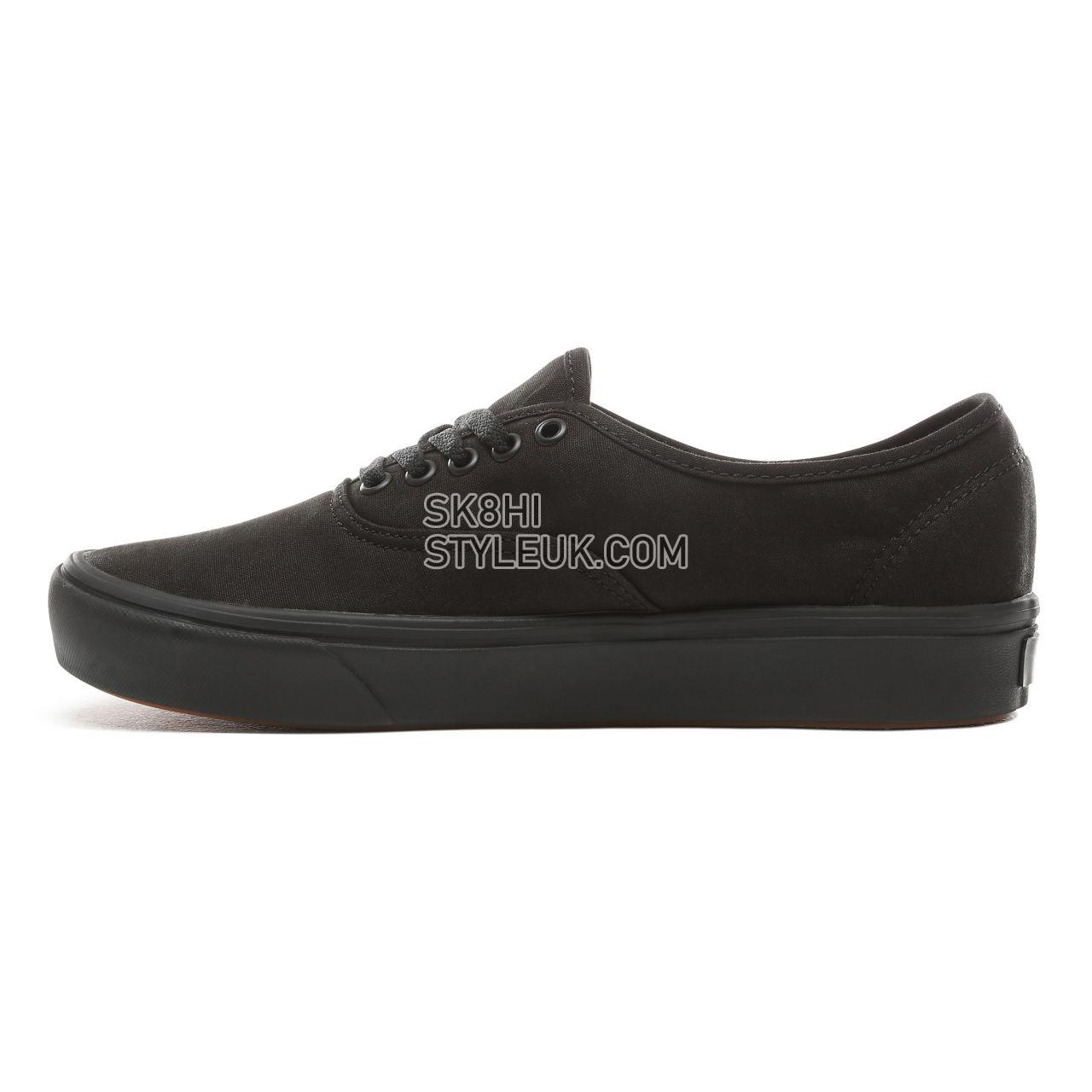 Vans Classic Comfycush Authentic Classic Mens Womens - (Classic) Black/Black VN0A3WM7VND Shoes