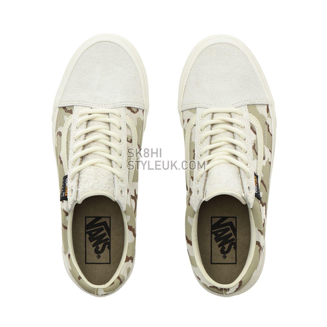 Vans Cordura Old Skool Classic Mens Womens - (Cordura) White asparagus/Camo VN0A4BV5VZK Shoes