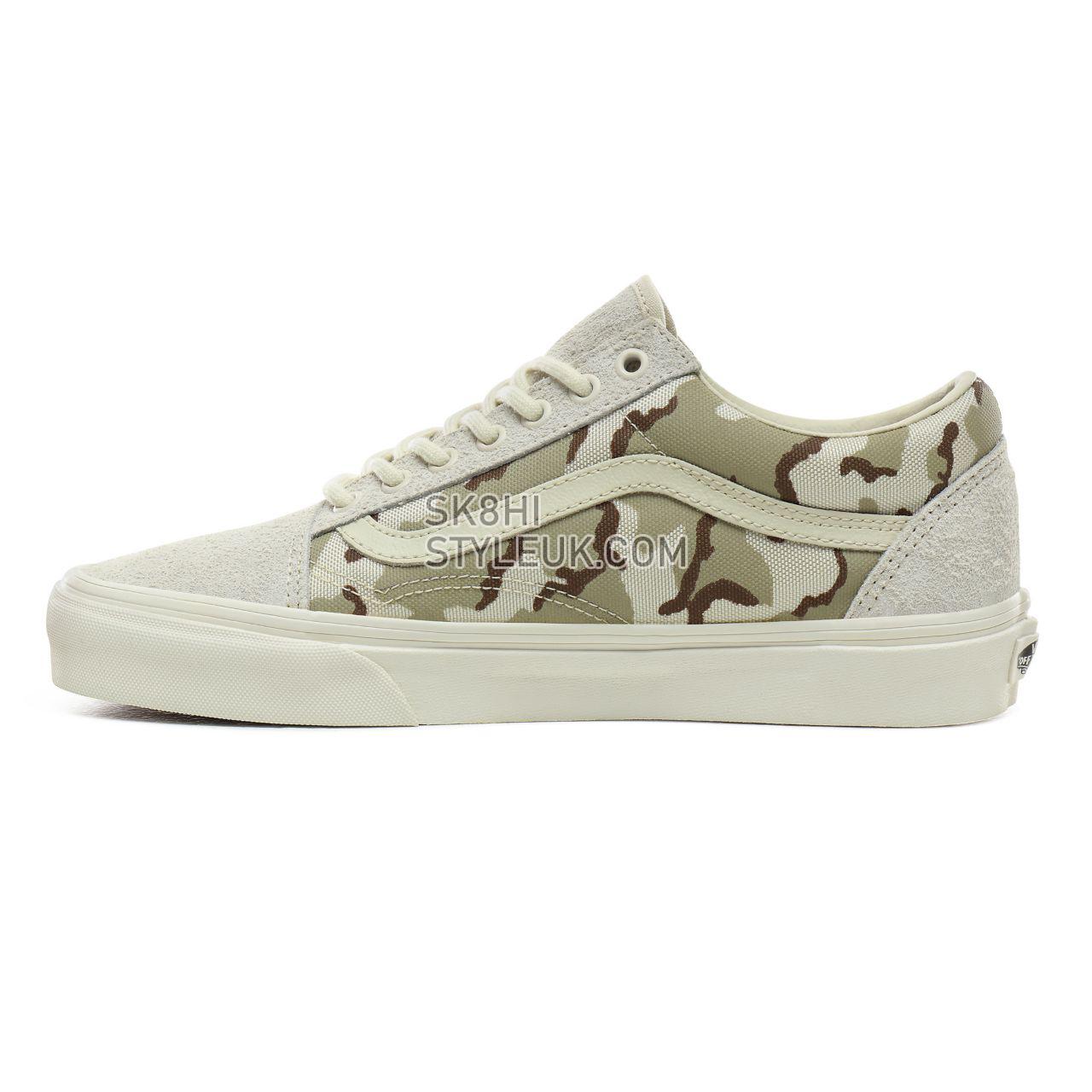 Vans Cordura Old Skool Classic Mens Womens - (Cordura) White asparagus/Camo VN0A4BV5VZK Shoes