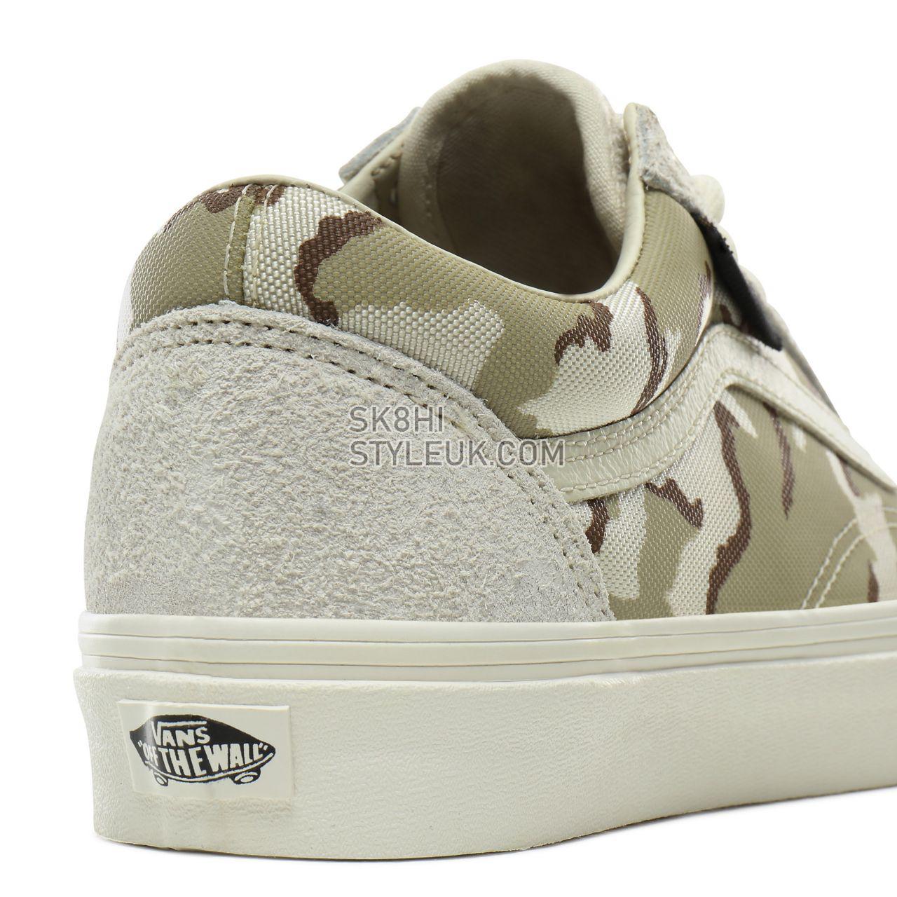 Vans Cordura Old Skool Classic Mens Womens - (Cordura) White asparagus/Camo VN0A4BV5VZK Shoes