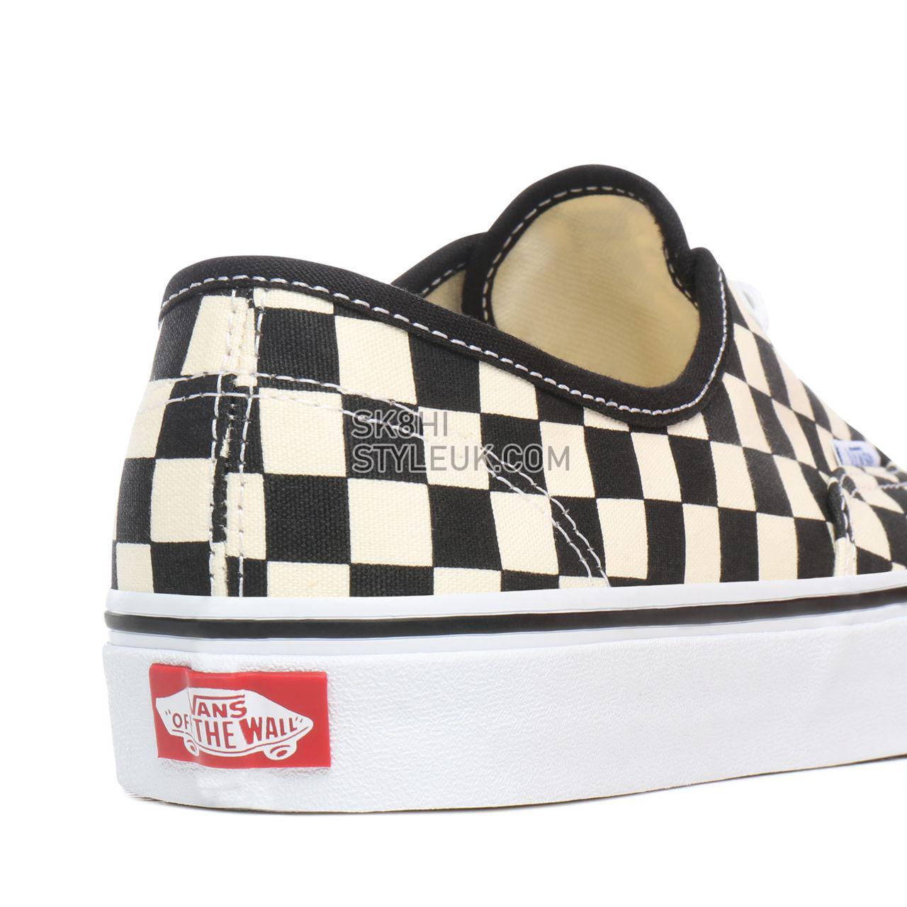 Vans Golden Coast Authentic Classic Mens Womens - (Goldencoast) Black/White/Checkerboard VN000W4NDI0 Shoes