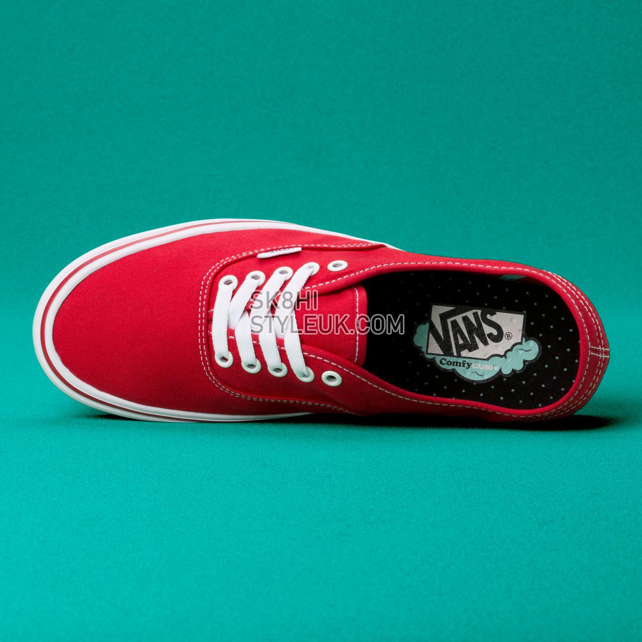 Vans Classic Comfycush Authentic Classic Mens Womens - (Classic) Racing Red VN0A3WM7VNF Shoes