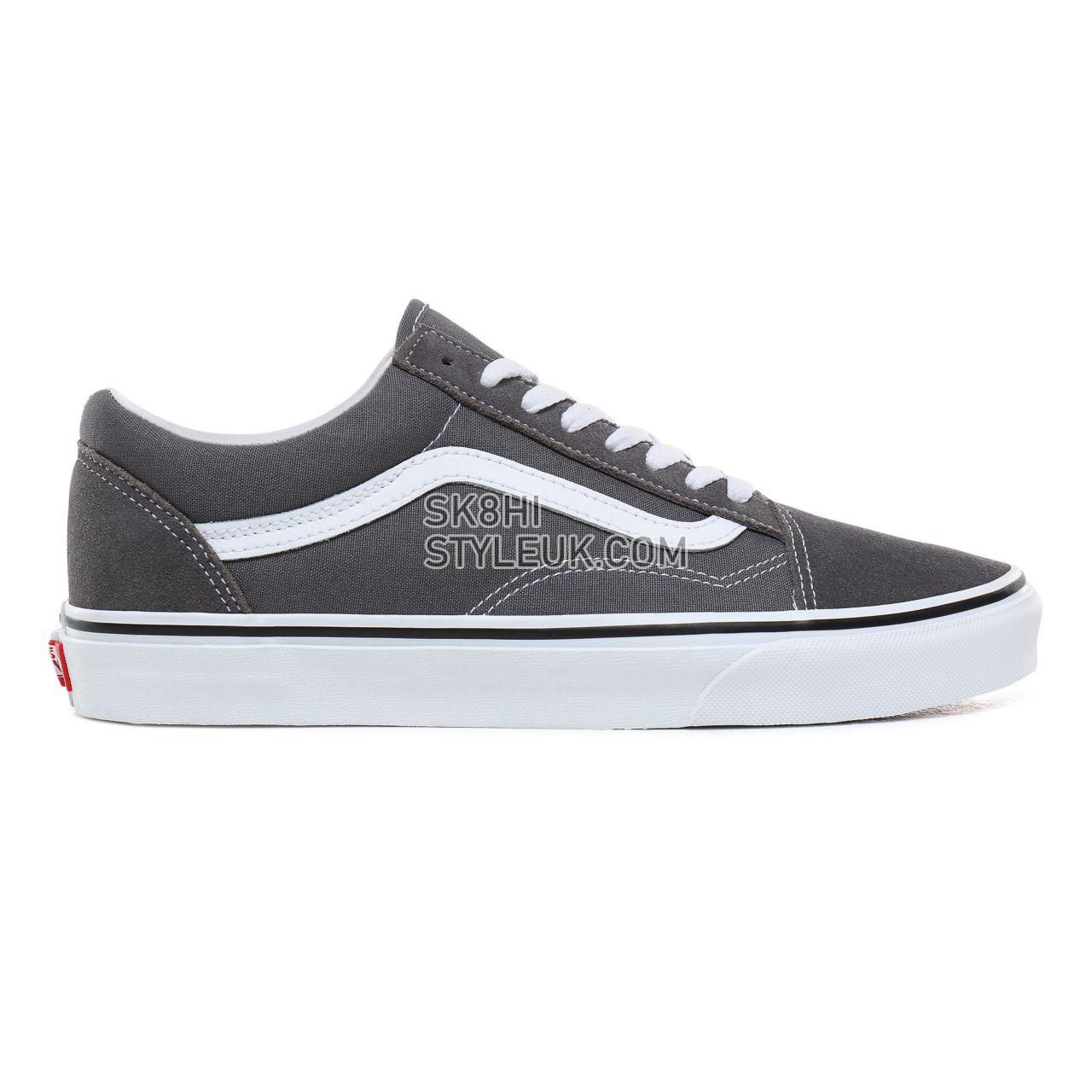 Vans Old Skool Classic Mens Womens - Pewter/True White VN0A4BV5195 Shoes