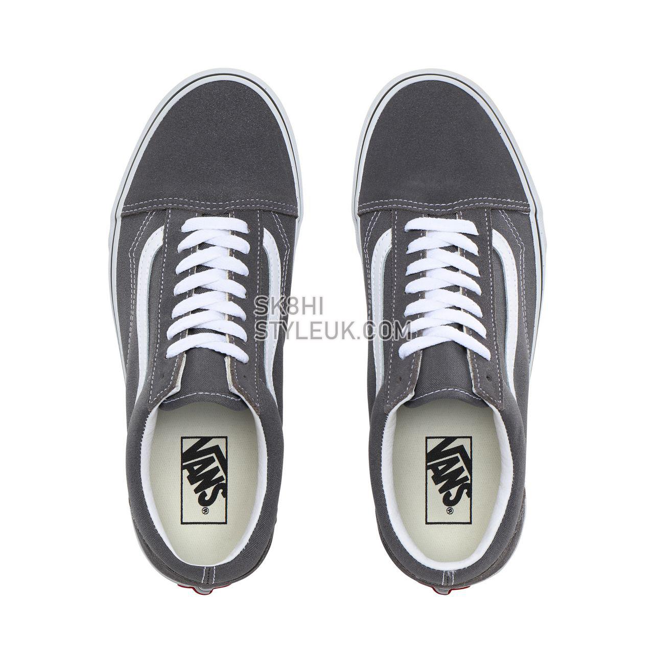 Vans Old Skool Classic Mens Womens - Pewter/True White VN0A4BV5195 Shoes