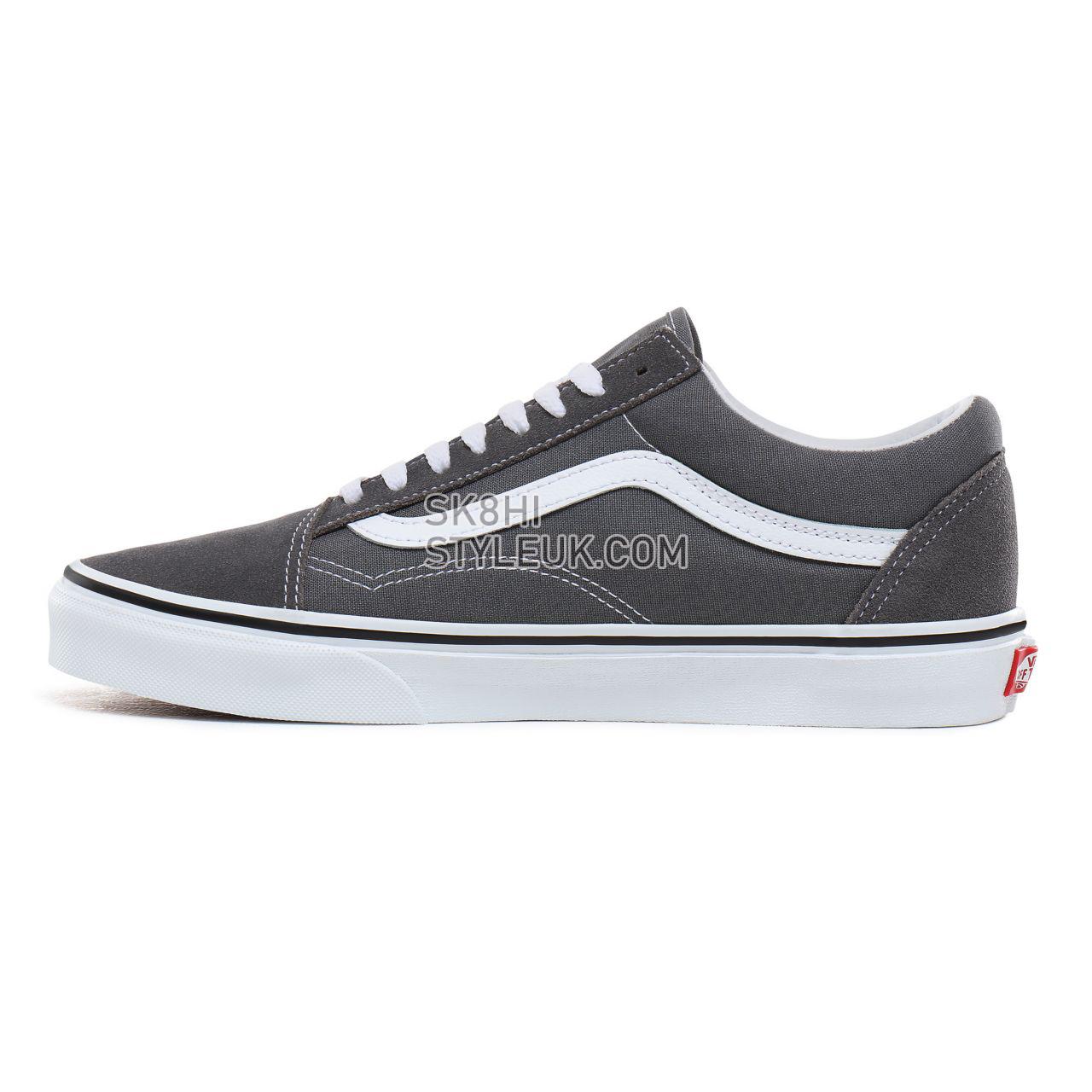 Vans Old Skool Classic Mens Womens - Pewter/True White VN0A4BV5195 Shoes