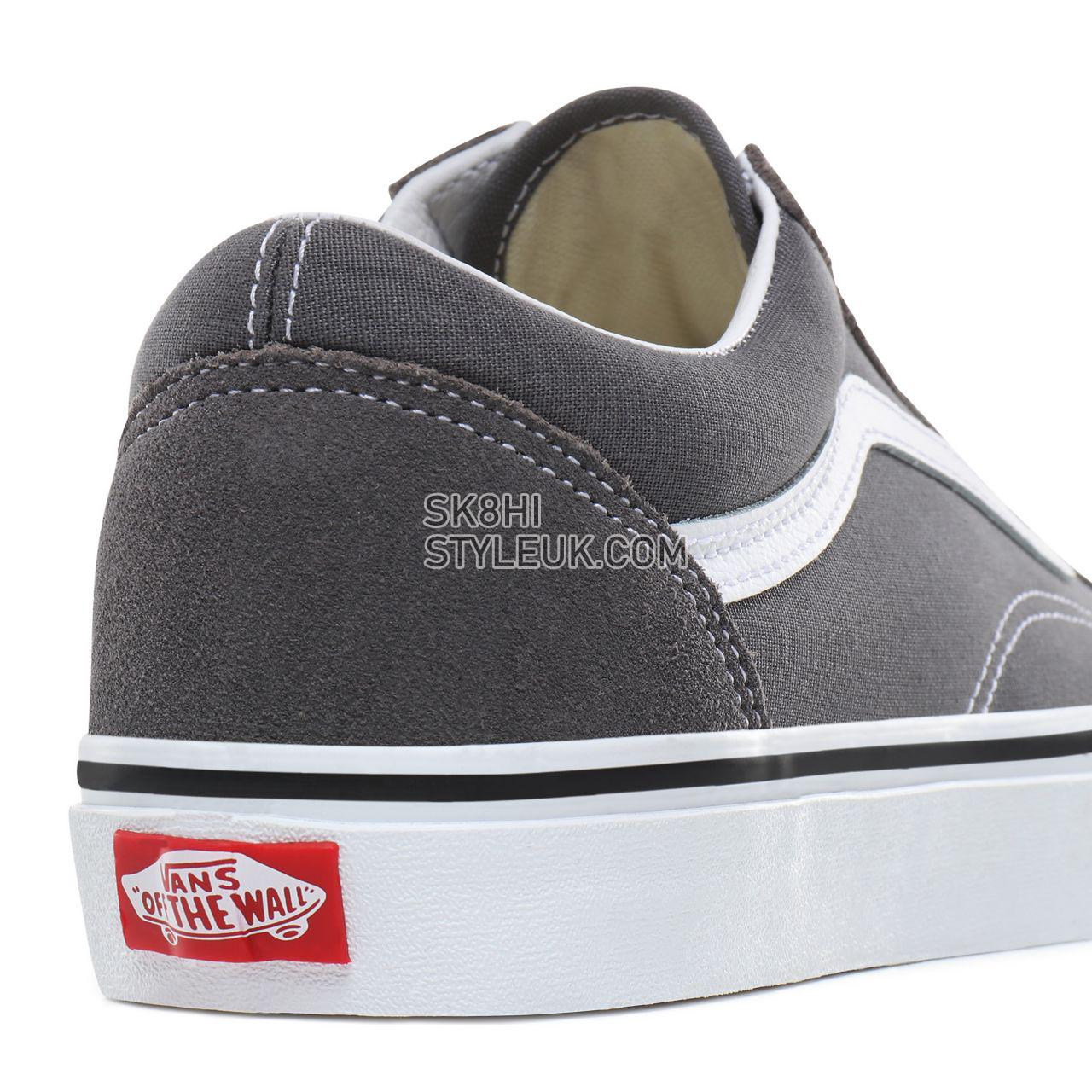 Vans Old Skool Classic Mens Womens - Pewter/True White VN0A4BV5195 Shoes