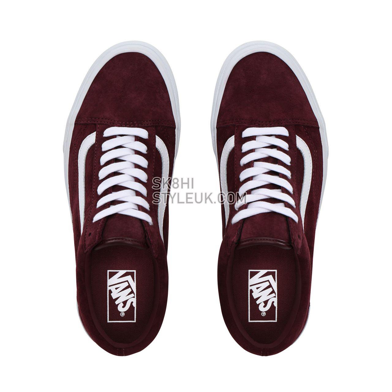 Vans Pig Suede Old Skool Classic Mens Womens - (Pig Suede) Port Royale/True White VN0A4BV5S3N Shoes