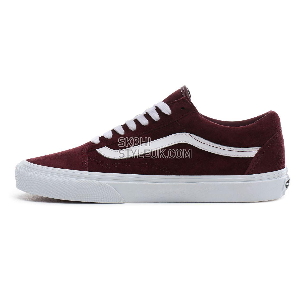 Vans Pig Suede Old Skool Classic Mens Womens - (Pig Suede) Port Royale/True White VN0A4BV5S3N Shoes