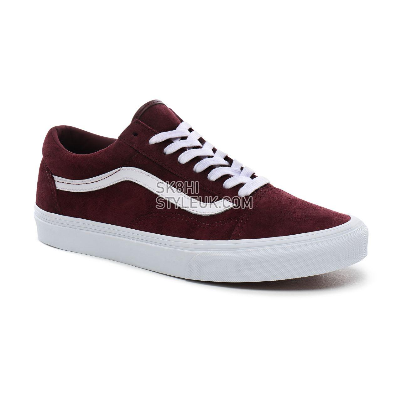 Vans Pig Suede Old Skool Classic Mens Womens - (Pig Suede) Port Royale/True White VN0A4BV5S3N Shoes