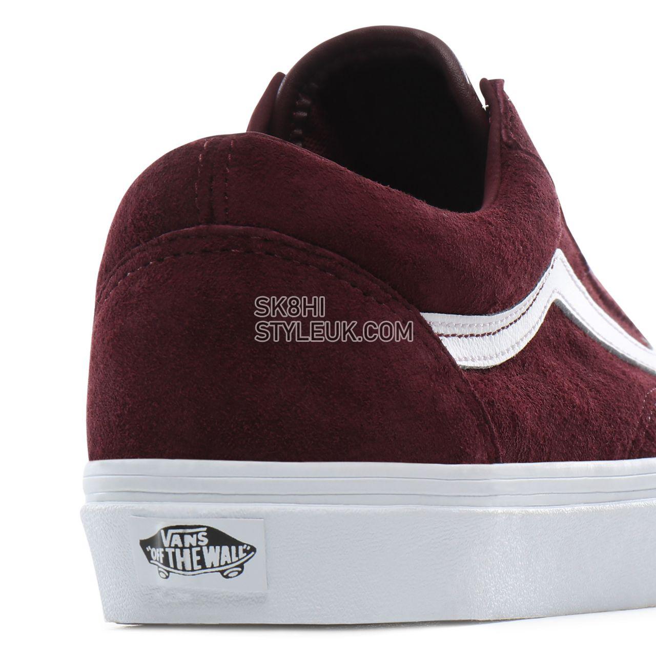 Vans Pig Suede Old Skool Classic Mens Womens - (Pig Suede) Port Royale/True White VN0A4BV5S3N Shoes